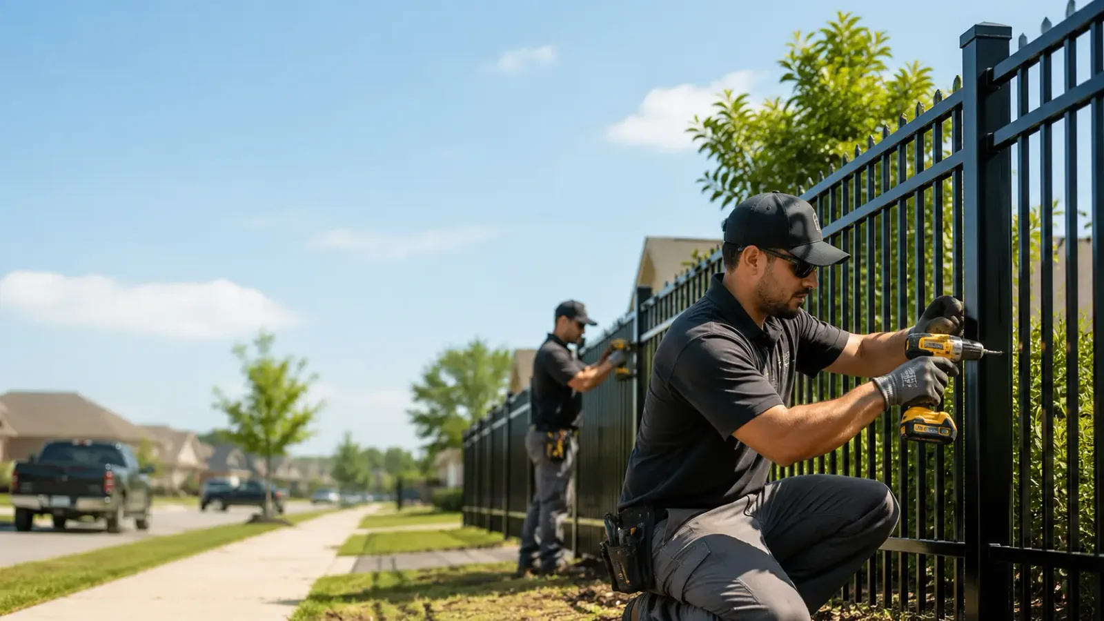 Metal Fence Installation in Charlestown, RI